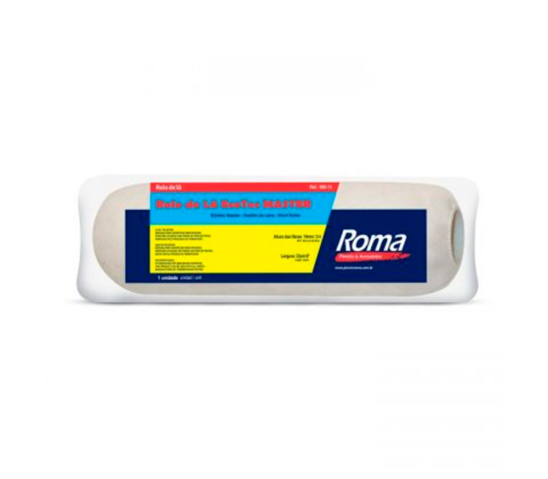 Rolo de Lã para Chão - Poliéster p/ chão 23cm